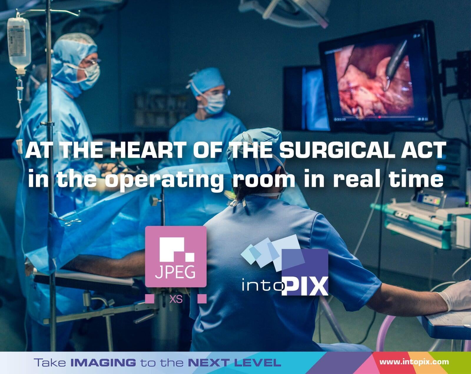 JPEG XS在手術室的手術行為中實時視頻的核心 IP 網路！